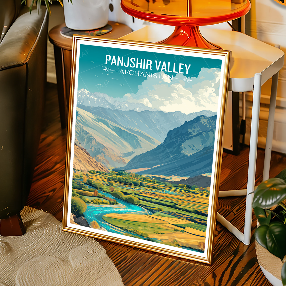 Panjshir Valley - Afghanistan - Travel Wall Art Print - Art Print - Travel Art Poster