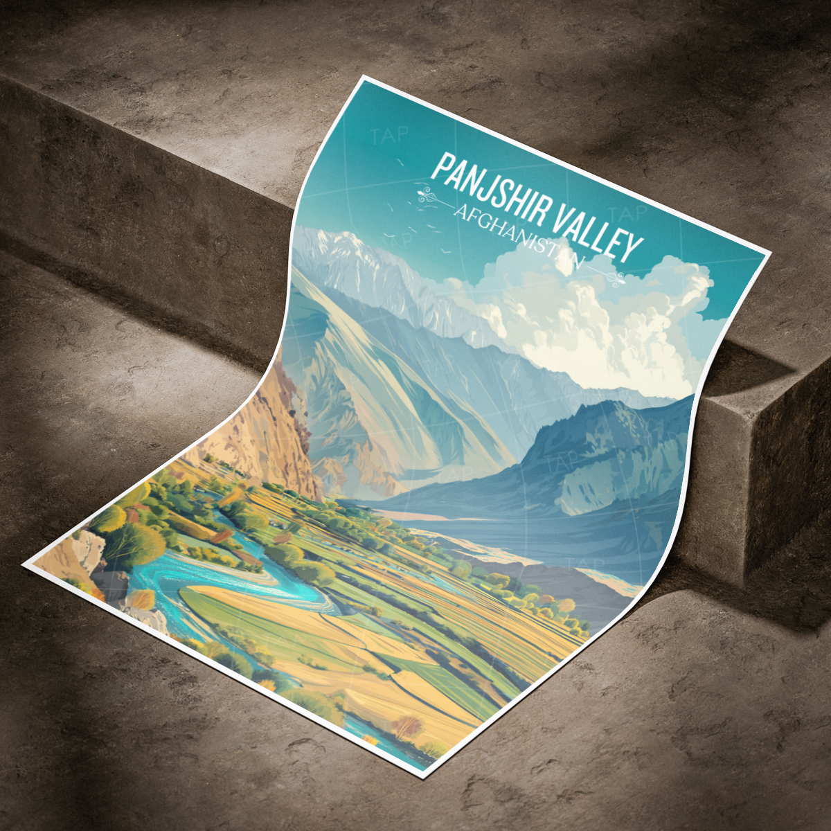 Panjshir Valley - Afghanistan - Travel Wall Art Print - Art Print - Travel Art Poster