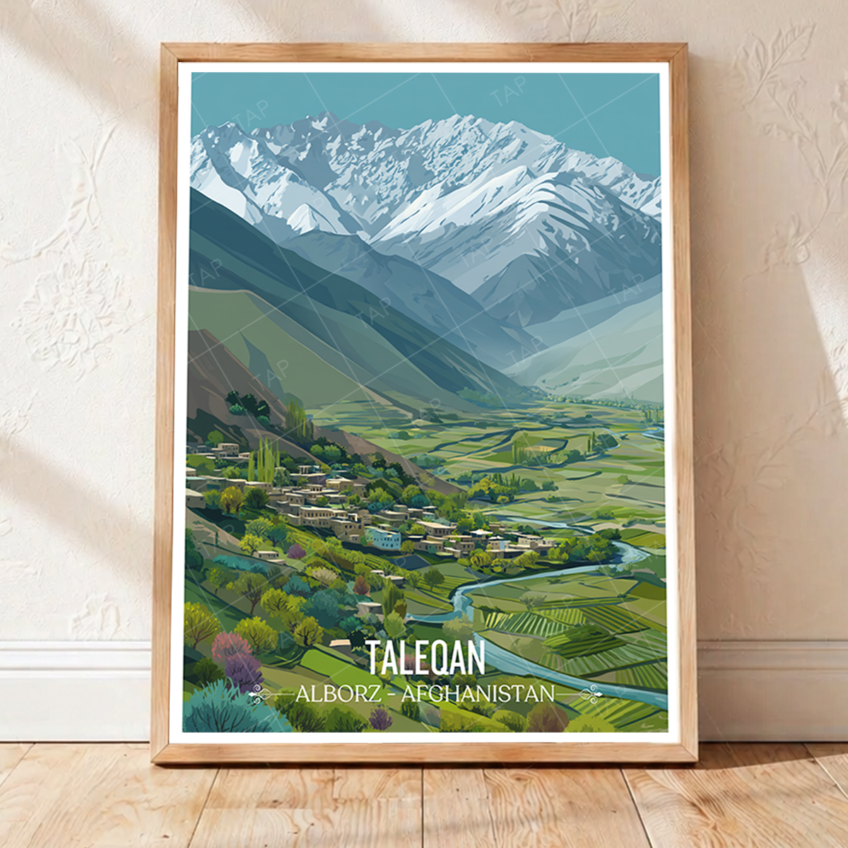 Taleqan - Alborz - Afghanistan - Travel Wall Art Print - Art Print - Travel Art Poster