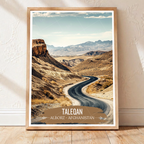 Taloqan Mountains - Alborz - Afghanistan - Travel Wall Art Print - Art Print - Travel Art Poster