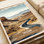 Taloqan Mountains - Alborz - Afghanistan - Travel Wall Art Print - Art Print - Travel Art Poster