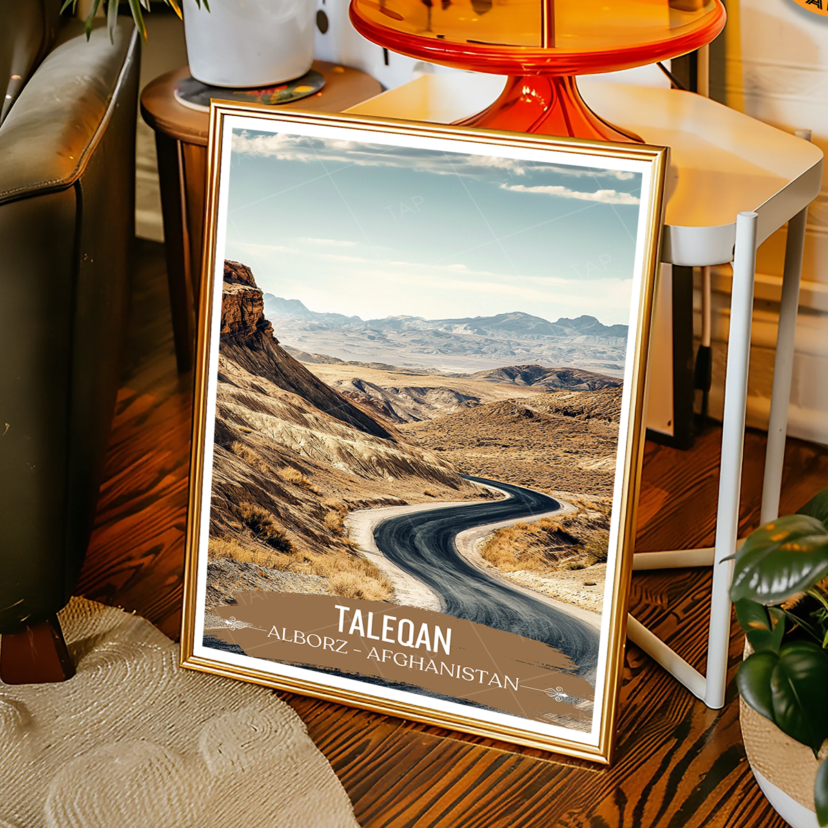 Taloqan Mountains - Alborz - Afghanistan - Travel Wall Art Print - Art Print - Travel Art Poster
