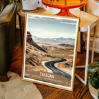 Taloqan Mountains - Alborz - Afghanistan - Travel Wall Art Print - Art Print - Travel Art Poster