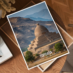 Topdara Stupa - Charikar - Afghanistan - Travel Wall Art Print - Art Print - Travel Art Poster