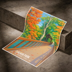 Cheaha Park - Alabama USA - Travel Wall Art Deco Poster Print