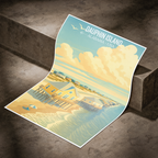 Dauphin Island - Alabama USA - Travel Wall Art Deco Poster Print