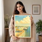 Dauphin Island - Alabama USA - Travel Wall Art Deco Poster Print