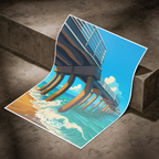 Gulf Shore - Alabama USA - Travel Wall Art Deco Poster Print