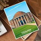 Tuscaloosa - Alabama USA - Travel Wall Art Deco Poster Print