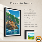 Afognak Island - Alaska - Travel Poster Print Modern Style Wall Art