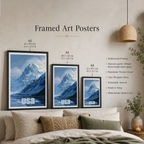 Alaska - Travel Poster Print Modern Style Wall Art