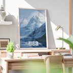 Alaska - Travel Poster Print Modern Style Wall Art