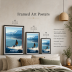 Alyeska Resort - Alaska - Travel Poster Print Modern Style Wall Art