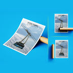 Alyeska Tramway - Alaska - Travel Poster Print Modern Style Wall Art