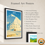 Igloo - Alaska - Travel Poster Print Modern Style Wall Art