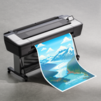 Mendenhall Glacier - Alaska - Travel Poster Print Modern Style Wall Art