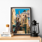 Casbah - Algeria - Travel Poster Vintage Style Wall Art Print - Art Print - Travel Art Poster