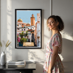 Casbah - Algeria - Travel Poster Vintage Style Wall Art Print - Art Print - Travel Art Poster