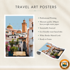Casbah - Algeria - Travel Poster Vintage Style Wall Art Print - Art Print - Travel Art Poster