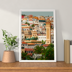 Casbah - Algeria - Travel Poster Vintage Style Wall Art Print - Art Print - Travel Art Poster