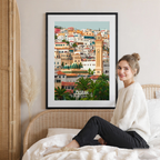 Casbah - Algeria - Travel Poster Vintage Style Wall Art Print - Art Print - Travel Art Poster