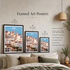 Casbah - Algeria - Travel Poster Vintage Style Wall Art Print - Art Print - Travel Art Poster