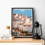 Casbah - Algeria - Travel Poster Vintage Style Wall Art Print - Art Print - Travel Art Poster