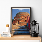 Cherchell - Algeria - Travel Poster Vintage Style Wall Art Print - Art Print - Travel Art Poster