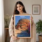 Cherchell - Algeria - Travel Poster Vintage Style Wall Art Print - Art Print - Travel Art Poster