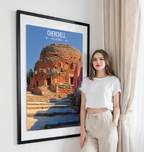 Cherchell - Algeria - Travel Poster Vintage Style Wall Art Print - Art Print - Travel Art Poster