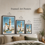 Djamaa el-Kebir - Algeria - Travel Poster Vintage Style Wall Art Print - Art Print - Travel Art Poster