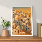 Ghardaia - Algeria - Travel Poster Vintage Style Wall Art Print - Art Print - Travel Art Poster