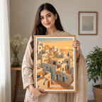Ghardaia - Algeria - Travel Poster Vintage Style Wall Art Print - Art Print - Travel Art Poster