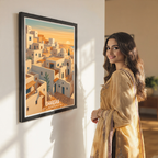Ghardaia - Algeria - Travel Poster Vintage Style Wall Art Print - Art Print - Travel Art Poster