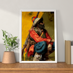 Kabyle Leqbayel - Algeria - Travel Poster Vintage Style Wall Art Print - Art Print - Travel Art Poster