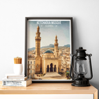 Ketchaoua Mosque - Algeria - Travel Poster Vintage Style Wall Art Print - Art Print - Travel Art Poster