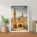 Ketchaoua Mosque - Algeria - Travel Poster Vintage Style Wall Art Print - Art Print - Travel Art Poster