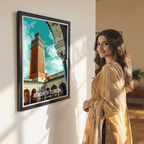 Mosque of Tlemcen - Algeria - Travel Poster Vintage Style Wall Art Print - Art Print - Travel Art Poster