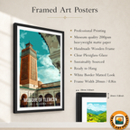 Mosque of Tlemcen - Algeria - Travel Poster Vintage Style Wall Art Print - Art Print - Travel Art Poster