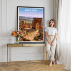Ruins of Timgad - Algeria - Travel Poster Vintage Style Wall Art Print - Art Print - Travel Art Poster