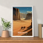 Tassili N'Ajjer - Algeria - Travel Poster Vintage Style Wall Art Print - Art Print - Travel Art Poster