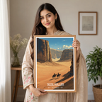 Tassili N'Ajjer - Algeria - Travel Poster Vintage Style Wall Art Print - Art Print - Travel Art Poster