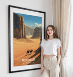 Tassili N'Ajjer - Algeria - Travel Poster Vintage Style Wall Art Print - Art Print - Travel Art Poster