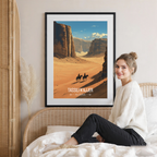 Tassili N'Ajjer - Algeria - Travel Poster Vintage Style Wall Art Print - Art Print - Travel Art Poster