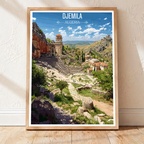 Djemila - Algeria - Travel Poster Vintage Style Wall Art Print - Art Print - Travel Art Poster