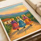 Angola - Travel Poster Vintage Style Wall Art Print - Art Print - Travel Art Poster