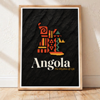 Angola - Travel Poster Vintage Style Wall Art Print - Art Print - Travel Art Poster