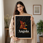 Angola - Travel Poster Vintage Style Wall Art Print - Art Print - Travel Art Poster