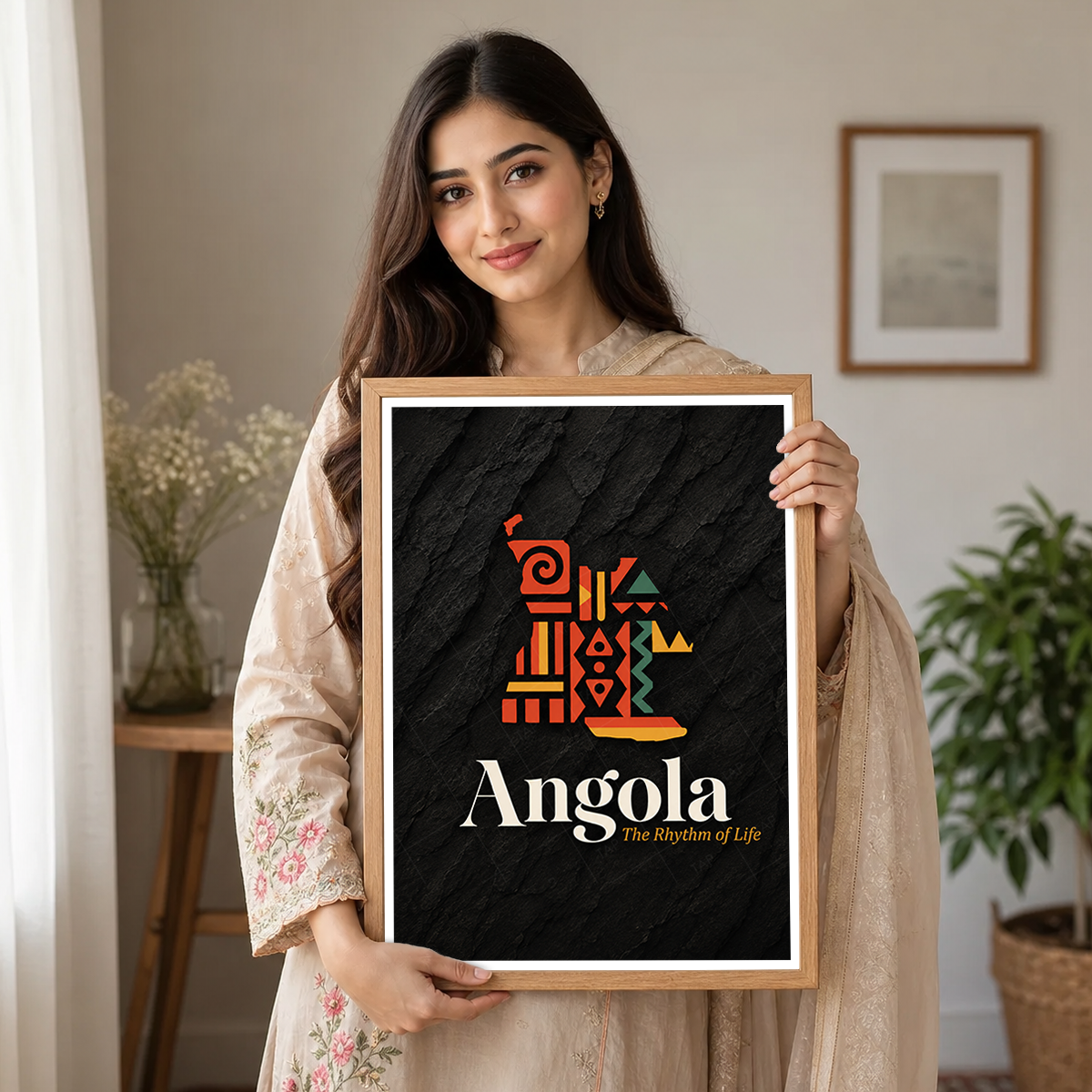 Angola - Travel Poster Vintage Style Wall Art Print - Art Print - Travel Art Poster