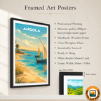 Angola - Travel Poster Vintage Style Wall Art Print - Art Print - Travel Art Poster